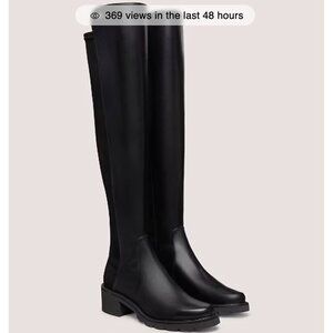 Stuart Weitzman Alina City Boot Size 8 - Black (Excellent Condition)